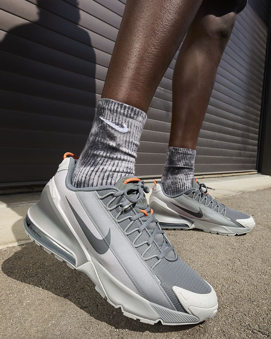 Grey nike air max shoes hotsell